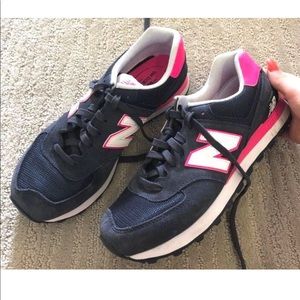 New balance blue and pink sneakers